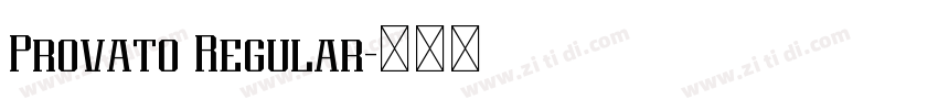Provato Regular字体转换 Provato Regular字体转换